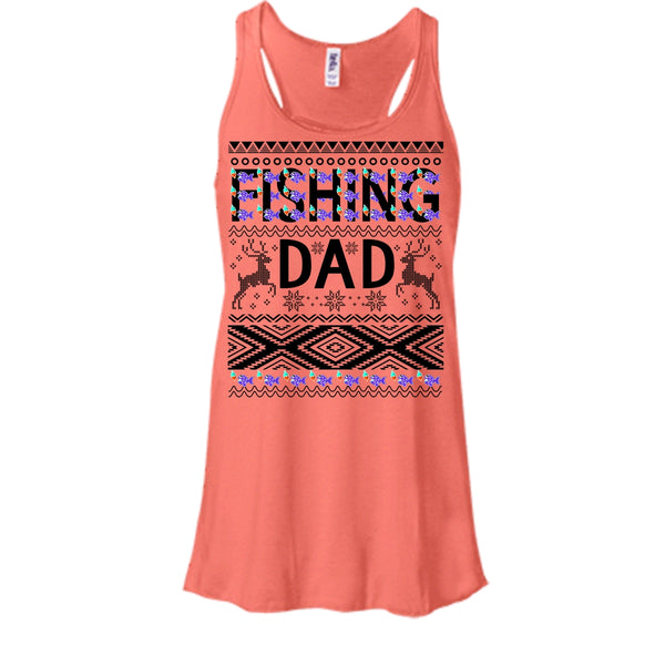 Fishing Dad T Shirt, Merry Christmas Gift Tank Top