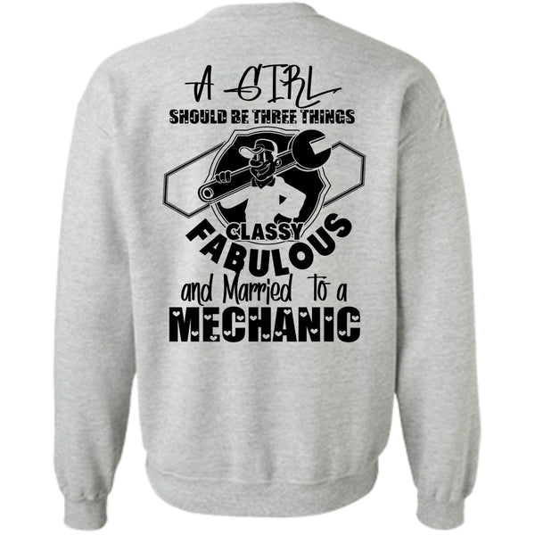 I Love Mechanic T Shirt, Married To A Mechanic Sweatshirt