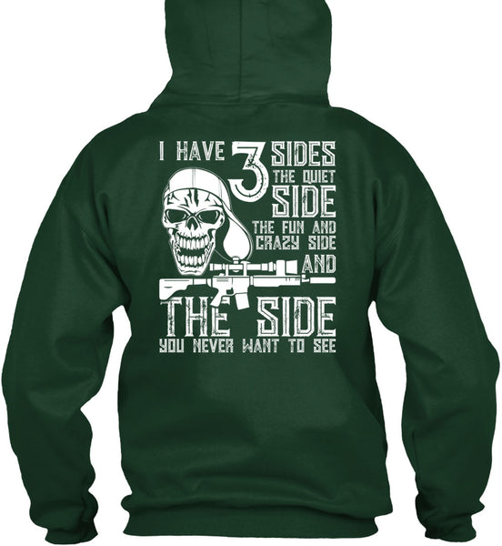 I Have 3 Sides The Quiet T Shirt, Being A Gunner T Shirt