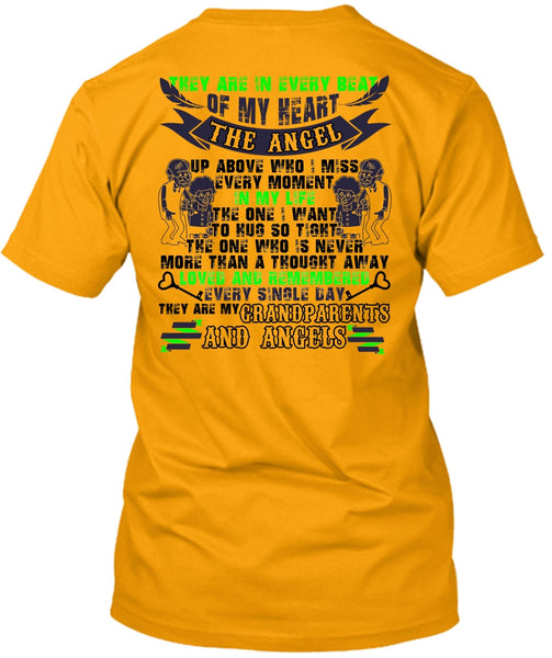 Grandparents And Angels T Shirt, I Love Papa T Shirt