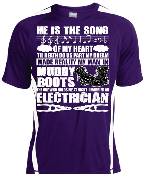 I Married An Electrician T Shirt, He Is The Song T Shirt, Cool Shirt