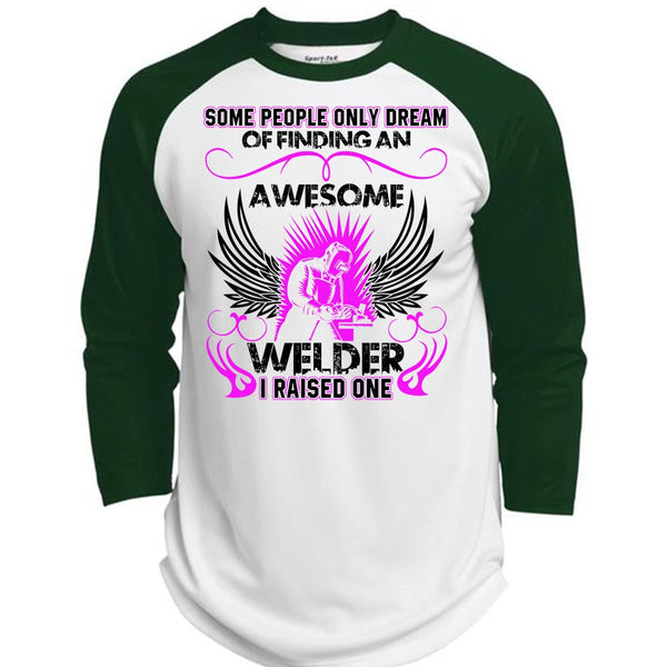 Finding An Awesome Welder T Shirt, I Love Welding T Shirt, Awesome T-Shirts  (Polyester Game Baseball Jersey)