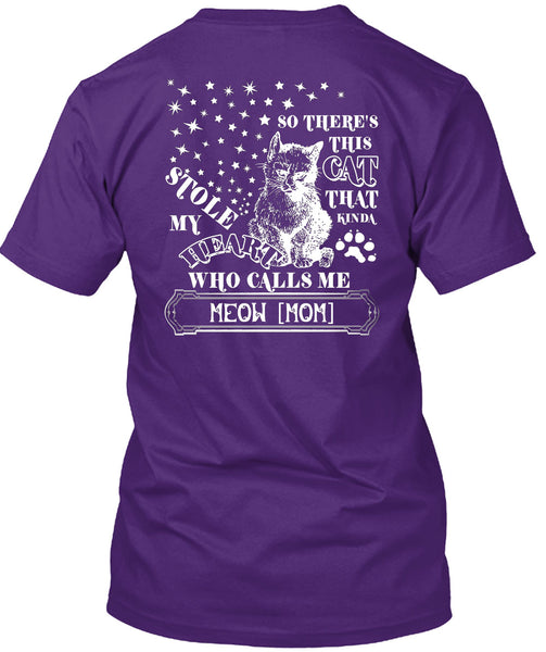 This Cat That Kinda Stole My Heart T Shirt, I Love Cats T Shirt