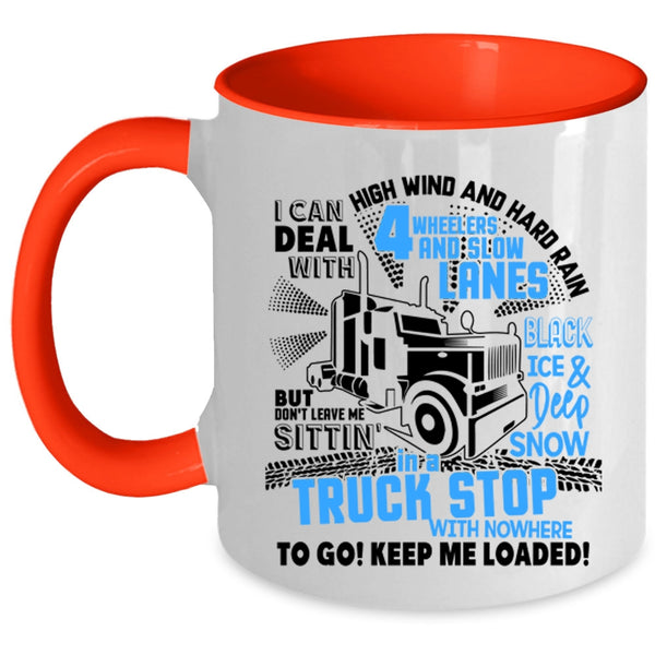 Cool Gift For Trucker Coffee Mug, Funny Truck Driver Accent Mug