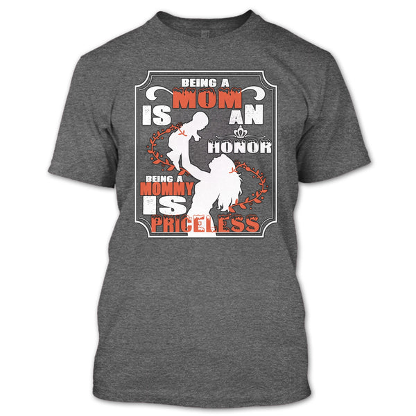 A black t-shirt with the shopify logo