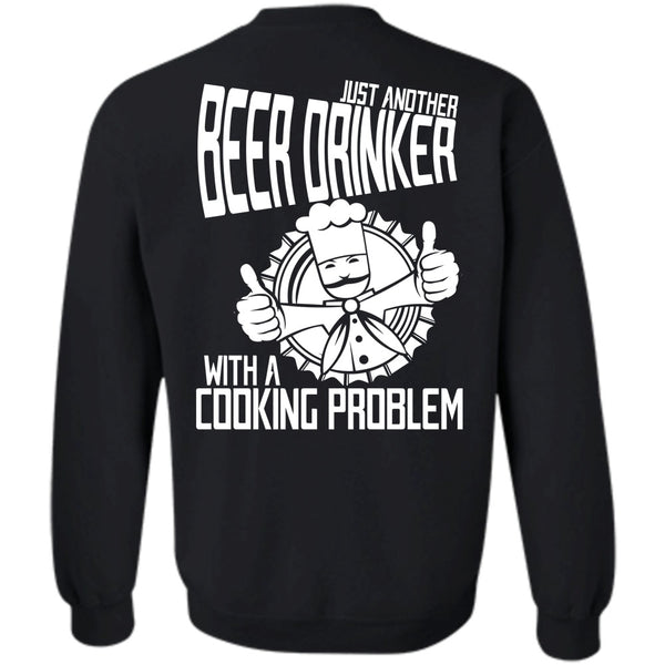 A black t-shirt with the shopify logo