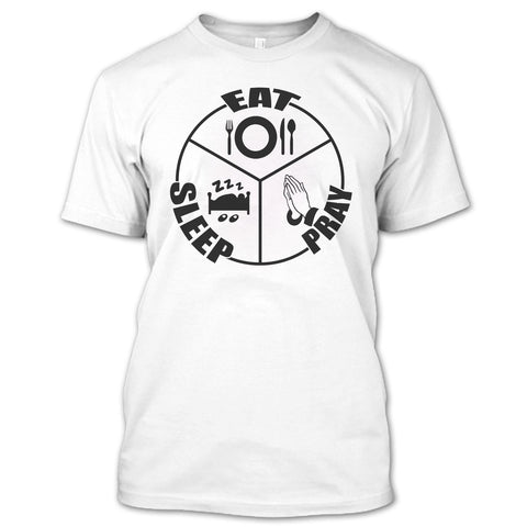 A black t-shirt with the shopify logo