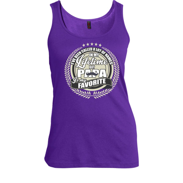 Papa Is My Favorite Name T Shirt, Coolest Papa Ever Tank Top