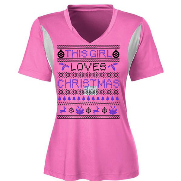 This Girl Loves Christmas T Shirt, Noel Christmas T Shirt, Awesome T-Shirts