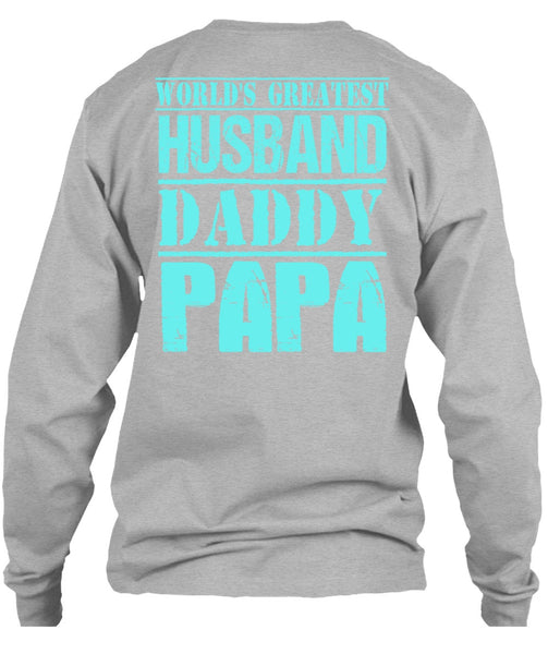 World's Greatest Husband Daddy Papa T Shirt, I Love Daddy T Shirt