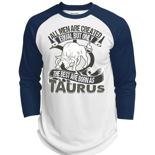 The Best Are Born As Taurus T Shirt, I Love Taurus T Shirt, Awesome T-Shirts  (Polyester Game Baseball Jersey)
