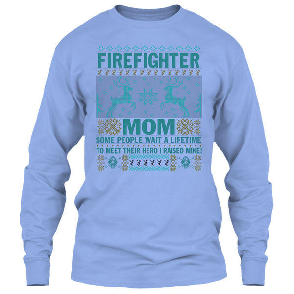 Firefighter Mom T Shirt, Merry Christmas Gift T Shirt