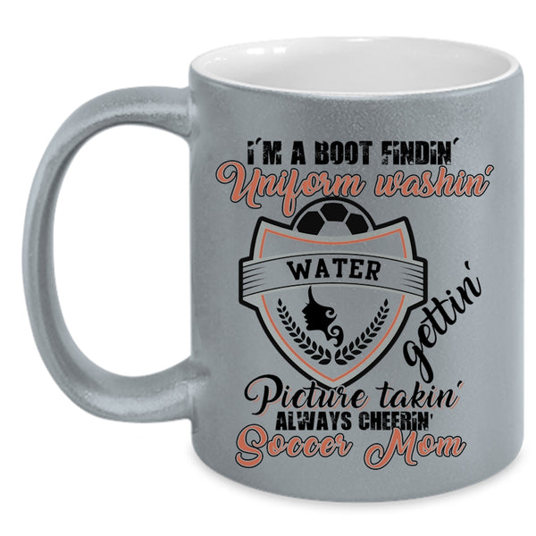Cute Gift For Soccer Mom Coffee Mug, I'm A Soccer Mom Accent Mug
