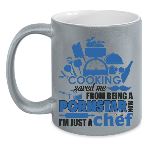 I'm Just A Chef Coffee Mug, Cooking Accent Mug