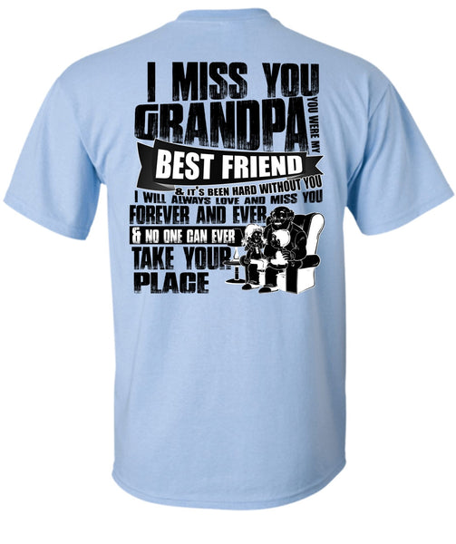 I Miss You Grandpa T Shirt, I Love Grandpa T Shirt