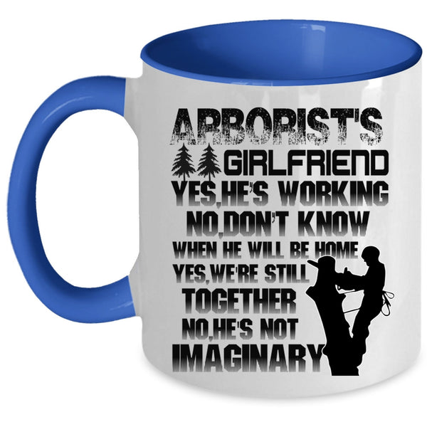 Cool Couple Coffee Mug, Arborist's Girlfriend Accent Mug