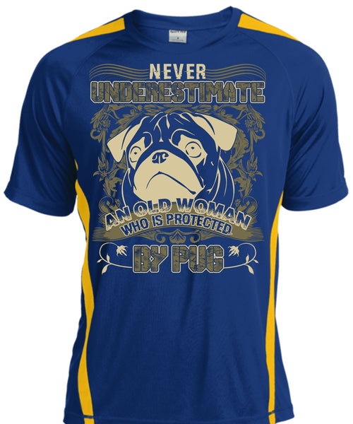 Old Woman Who Is Protected By Pug T Shirt, My Favorite T Shirt, Cool Shirt