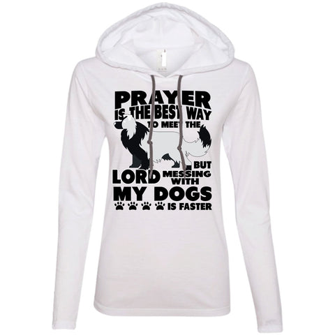 A black t-shirt with the shopify logo