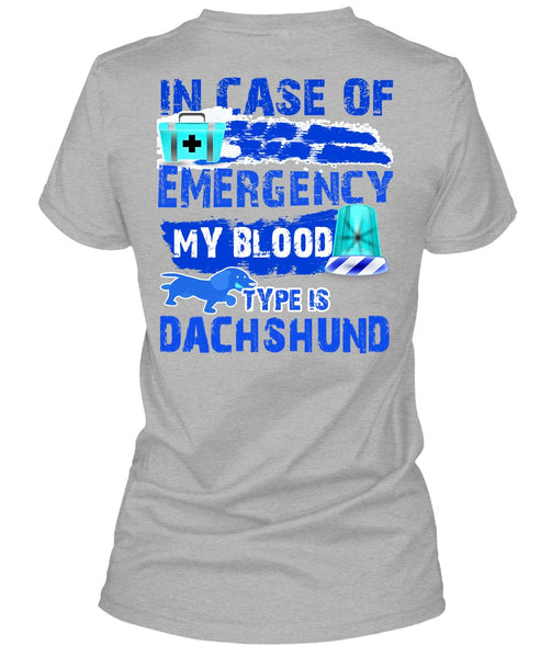 In Case Of Emergency My Blood T Shirt, I Love My Dog T Shirt