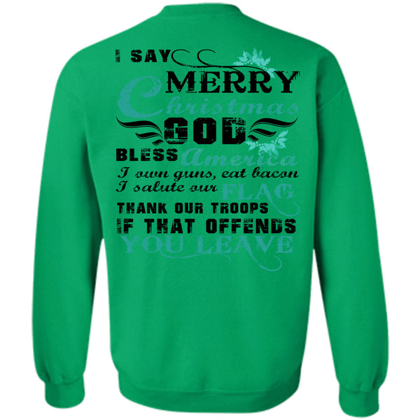 This Girl Loves Christmas T Shirt, I Say Merry Christmas Sweatshirt