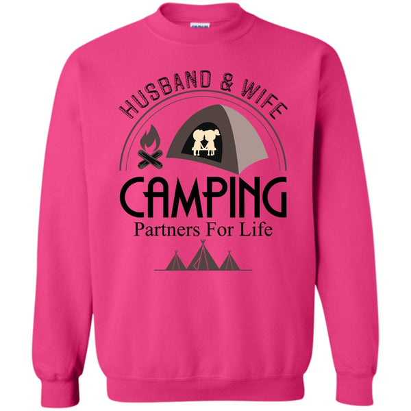 Coolest Camping Couple T Shirt, Husband & Wife Sweatshirt