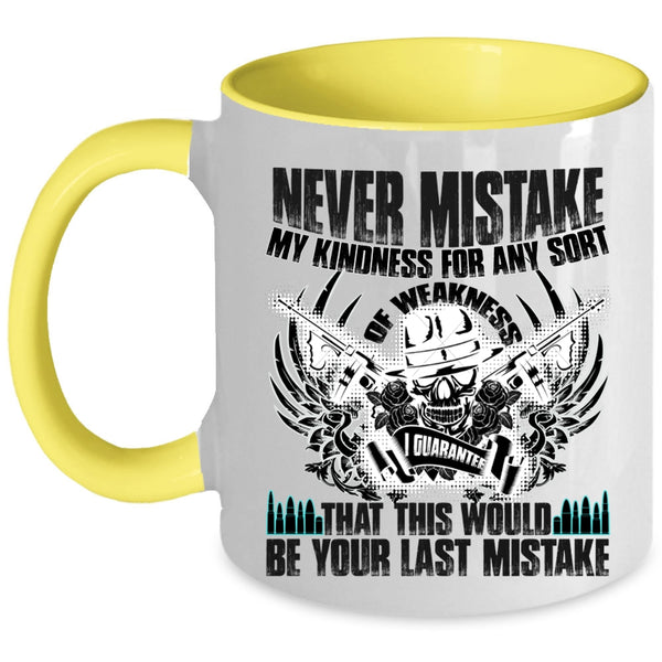 Funny Gift For My Friends Coffee Mug, Awesome Gunner Accent Mug