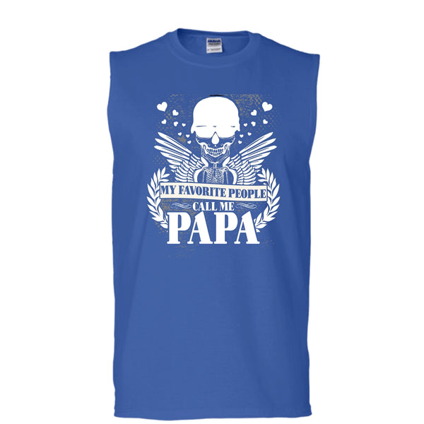 Best Papa Ever T Shirt, Father's Day Tank Top (Men's Cotton Sleeveless)