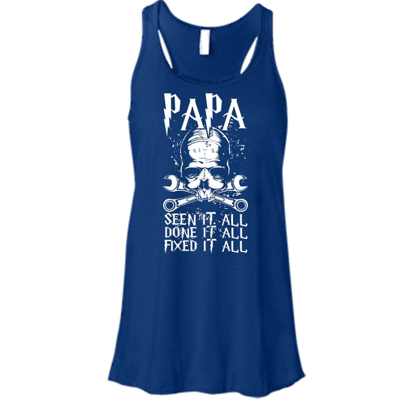 Papa Seen It All T Shirt, Done It All Fixed It All T Shirt, Cool T Shirt