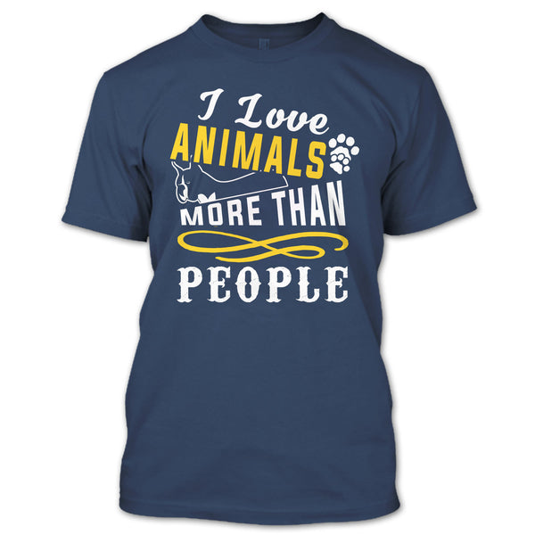 I Love Animals More Than People T Shirt, Cutest Dog In The World T Shirt