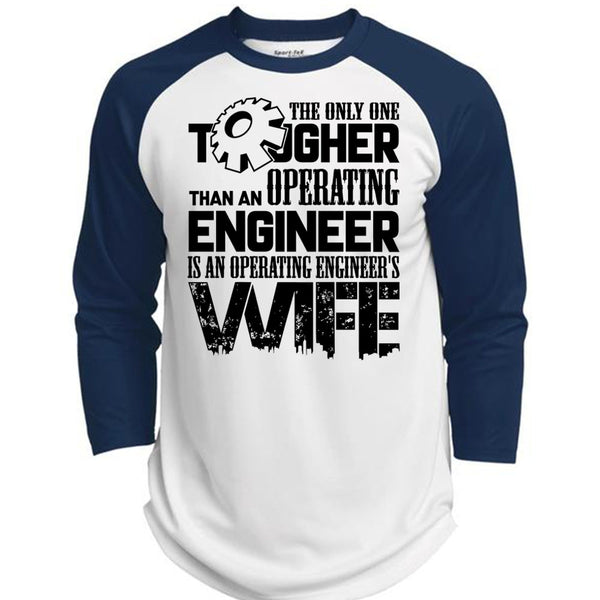 Operating Engineer's Wife T Shirt, Being A Husband T Shirt, Awesome T-Shirts  (Polyester Game Baseball Jersey)