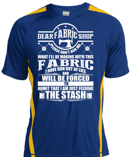 Making With This Fabric T Shirt, Dear Fabric Shop T Shirt, Cool Shirt