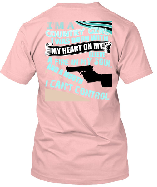 I'm A Country Girl T Shirt, I Love Veteran T Shirt