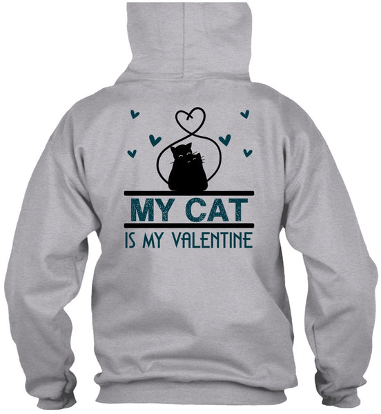 My Cat Is My Valentine T Shirt, I Love Cat T Shirt