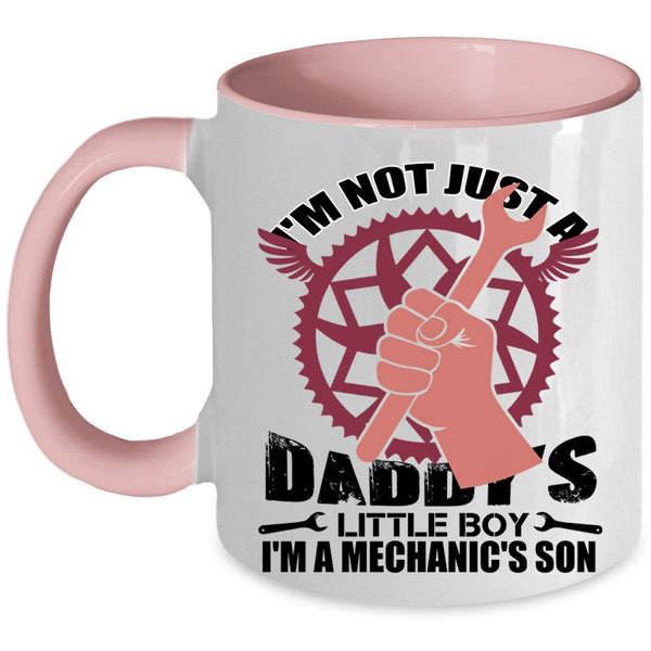 Dad And Son Coffee Mug, I'm A Mechanic's Son Accent Mug