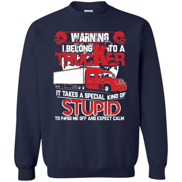 Trucker's Wife T Shirt, Coolest Trucker Sweatshirt