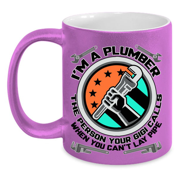 Cool Gift For Plumber Coffee Mug, I'm A Plumber Accent Mug