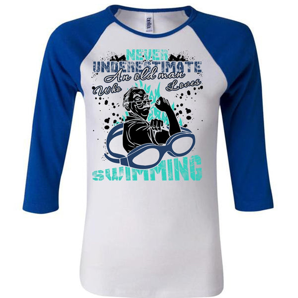 Old Man Who Loves Swimming T Shirt, I Love Swimming T Shirt, Awesome T-Shirts