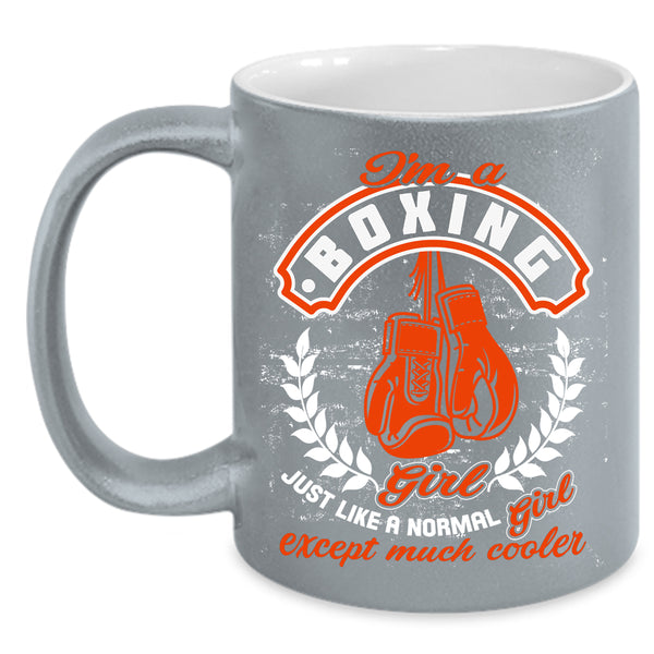 I'm A Boxing Girl Coffee Mug, Cool Gift For Boxing Girl Coffee Cup