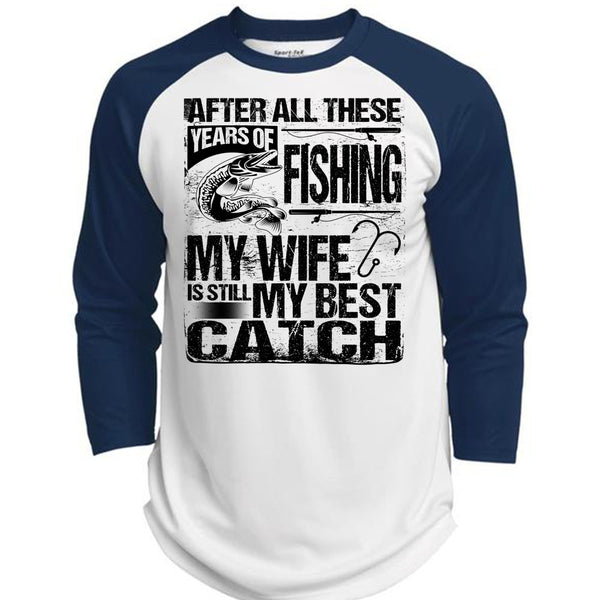 Years Of Fishing T Shirt, I Love Fishing T Shirt, Awesome T-Shirts  (Polyester Game Baseball Jersey)