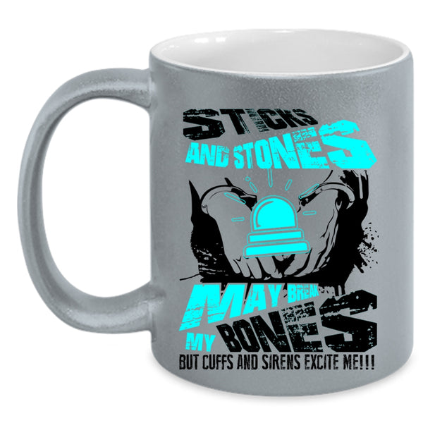 Cool Gift For Police Coffee Mug, Funny Police Officer Accent Mug