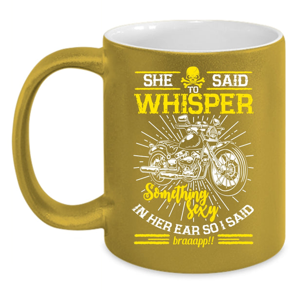 Awesome Biker Girls Coffee Mug, Cool Gift For My Daughter Coffee Cup