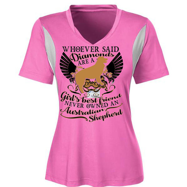 Diamonds Are A Girl's Best Friend T Shirt, I Love My Dog T Shirt, Awesome T-Shirts