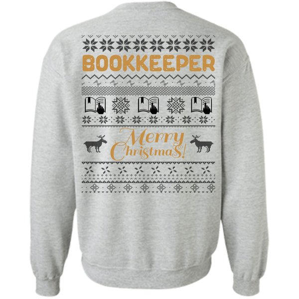 I Love Reading T Shirt, Bookkeeper Merry Christmas Sweatshirt