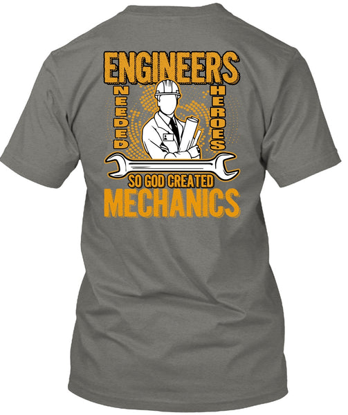 God Created Mechanics T Shirt, I Love Mechanic T Shirt