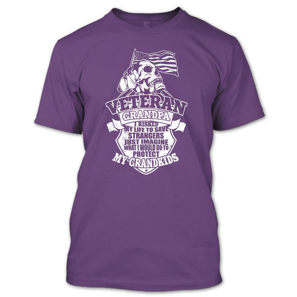 Veteran Grandpa T Shirt, I Am a Veteran Grandpa T Shirt