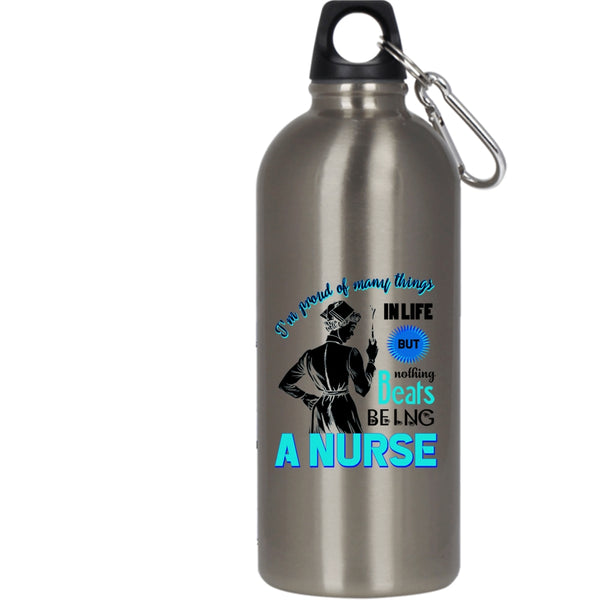 Being A Nurse 20 oz Stainless Steel Bottle,Cute Gift For Nurses Outdoor Sports Water Bottle