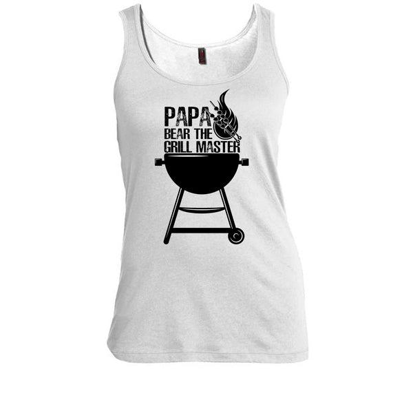 Papa Bear The Grill Master T Shirt, Gift For Papa Tank Top
