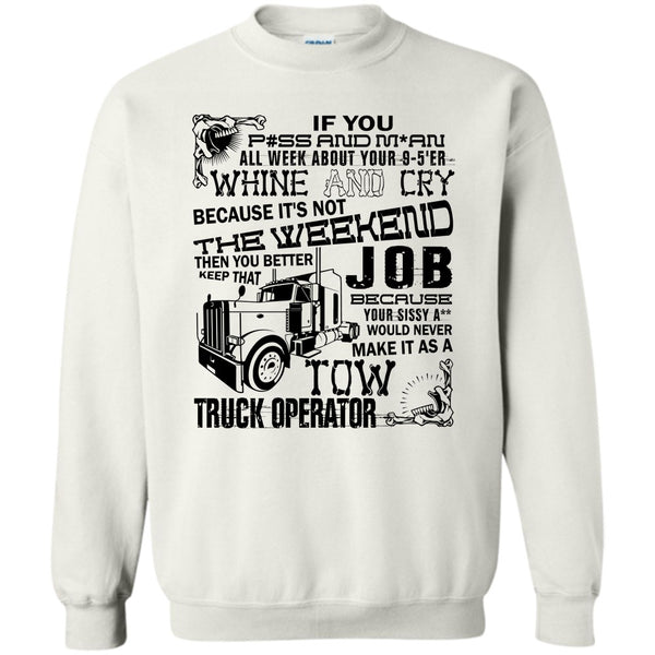 Coolest Trucker T Shirt, Tow Truck Operator Sweatshirt