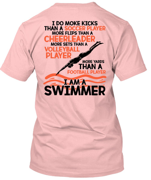 I Am A Swimmer T Shirt, I Love Swimming T Shirt