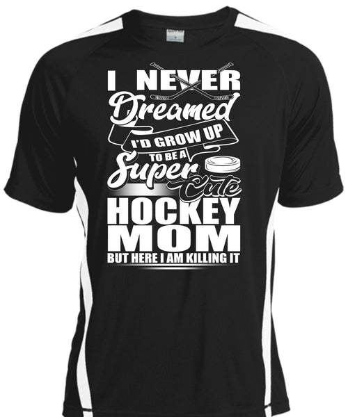 A black t-shirt with the shopify logo